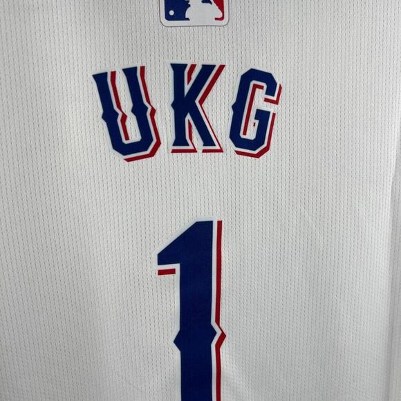 Nike Texas Rangers Women’s MLB Home Jersey UKG #1 Size S White – NWOT 2024 - Picture 2 of 8